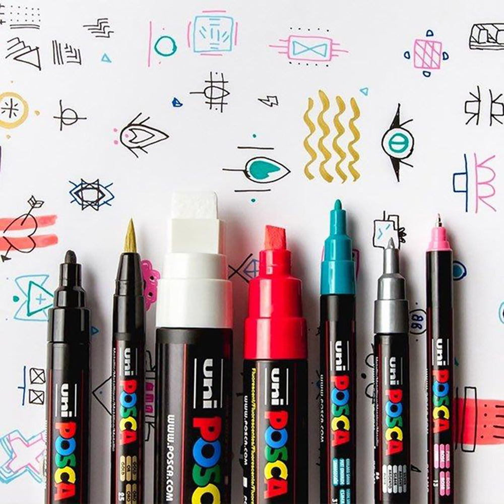 【CHL】UNI POSCA Maker 麥克筆 廣告筆 塗鴉筆 高光筆 標記筆 PC1M 12色 PC3M 8色