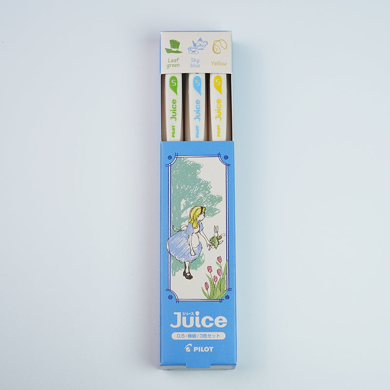 【CHL】PILOT Juice up 10週年限定第三彈 童話系列 0.5mm果汁筆三色組 小美人魚 小紅帽 綠野仙蹤 愛麗絲