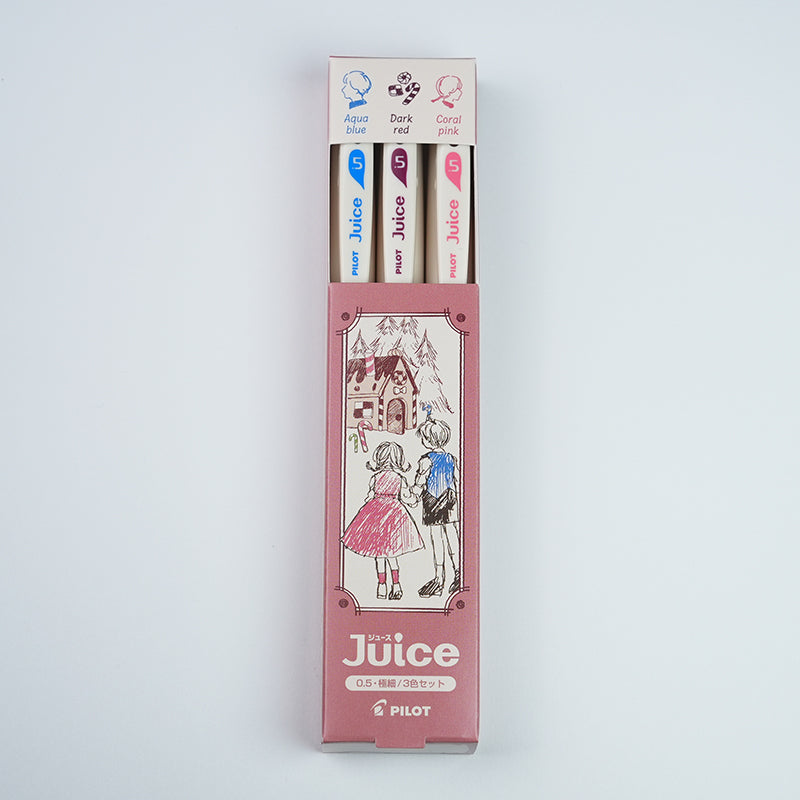 【CHL】PILOT Juice up 10週年限定第三彈 童話系列 0.5mm果汁筆三色組 小美人魚 小紅帽 綠野仙蹤 愛麗絲