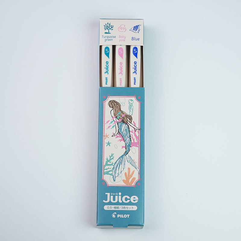 【CHL】PILOT Juice up 10週年限定第三彈 童話系列 0.5mm果汁筆三色組 小美人魚 小紅帽 綠野仙蹤 愛麗絲
