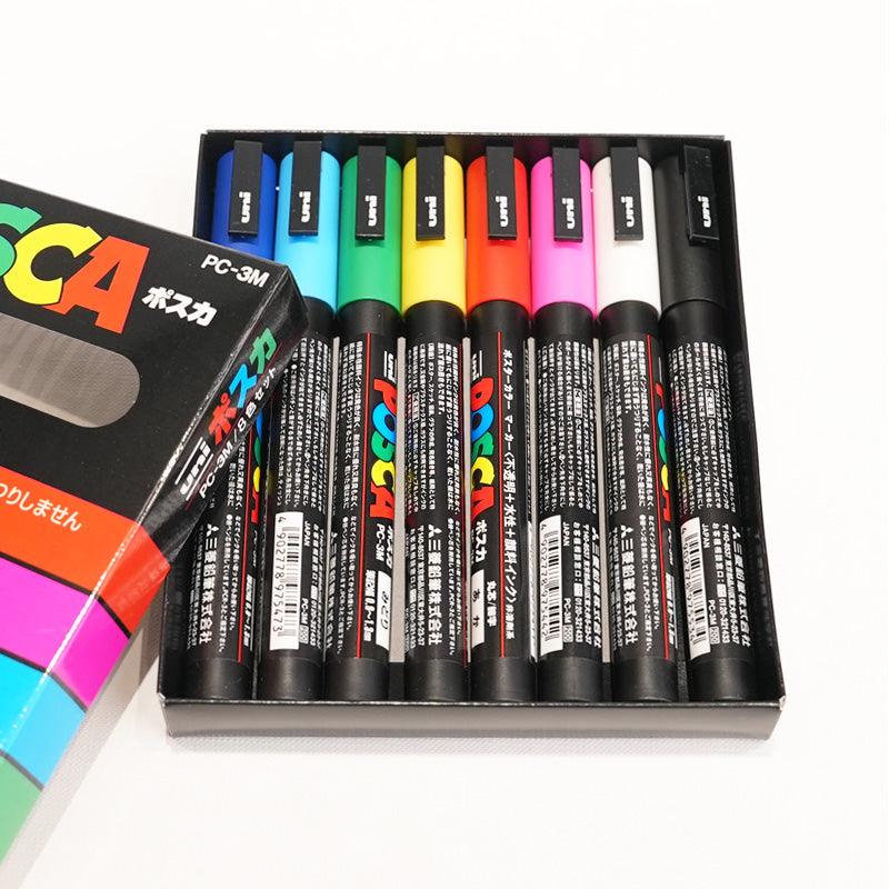 【CHL】UNI POSCA Maker 麥克筆 廣告筆 塗鴉筆 高光筆 標記筆 PC1M 12色 PC3M 8色